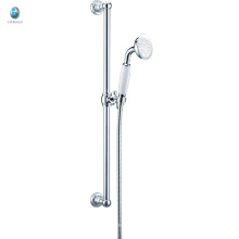 KL-08 preço econômico acessórios de banho pequeno chuveiro de mão ajustando conjunto de chuveiro de barra deslizante termostático